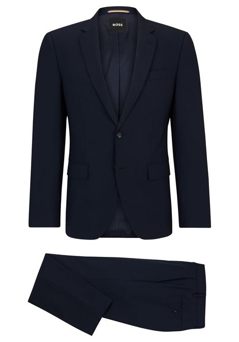 Abito slim fit in lana vergine elasticizzata BOSS | Abiti Uomo | 50493667480