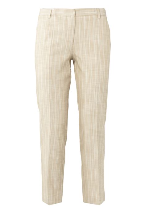 Beige and Ivory Pinstripe Pants: Timeless Elegance from Jucca JUCCA |  | 3954082/04557