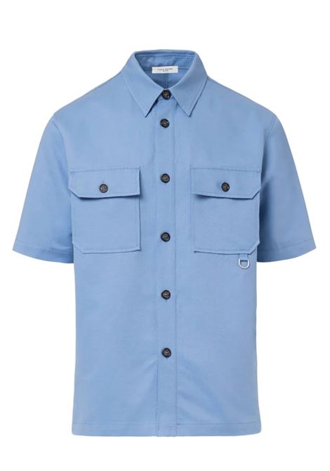 Overshirt a Mezza Manica - Azzurro Polvere/Carta da zucchero PAOLO PECORA | Camicie | G081 00636634