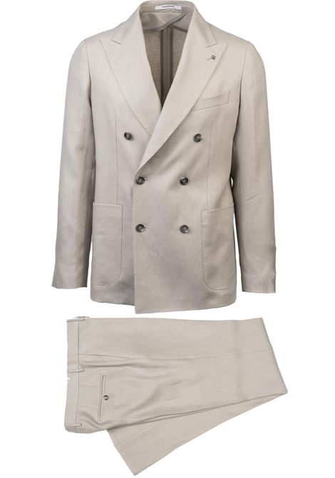 Tagliatore Double-breasted Cotton Summer Suit TAGLIATORE |  | 2SMC20K01 340021ET969