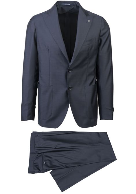 Navy Blue Wool Two-Button One-Button Tagliatore Suit TAGLIATORE |  | 2SMC26K11 060007B229