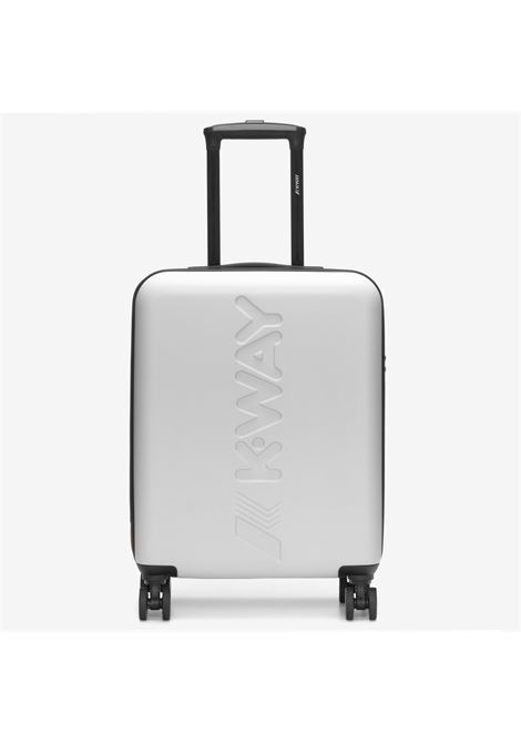 TROLLEY SMALL - WHITE-BLUE MD COBALT K-WAY | Trolley | K11416WL15