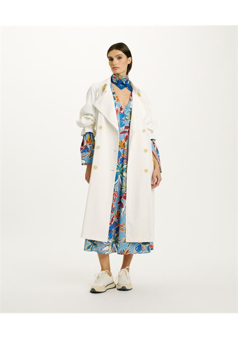 Momoni - Paraguay coat in denim - cream MOMONI |  | MOCO0020040