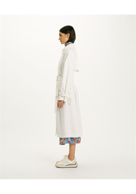 Momoni - Paraguay coat in denim - cream MOMONI |  | MOCO0020040