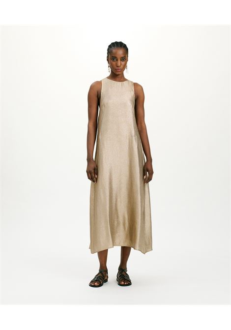 Lurex matting hecuba dress - gold/silver MOMONI |  | MODR0201104