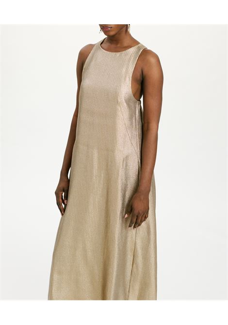 Lurex matting hecuba dress - gold/silver MOMONI |  | MODR0201104