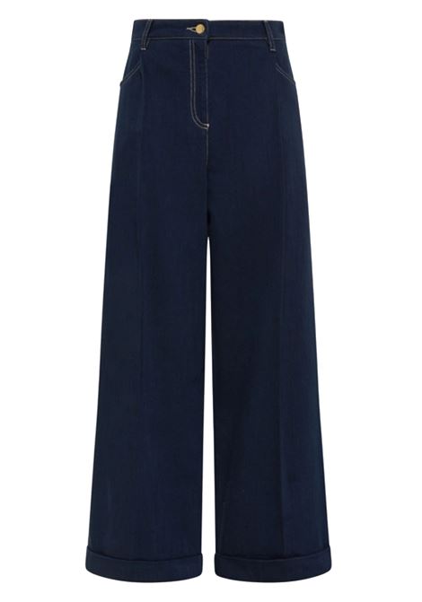 Pantaloni Boldo in Denim - Blu Navy MOMONI | Pantaloni | MOPA0200860