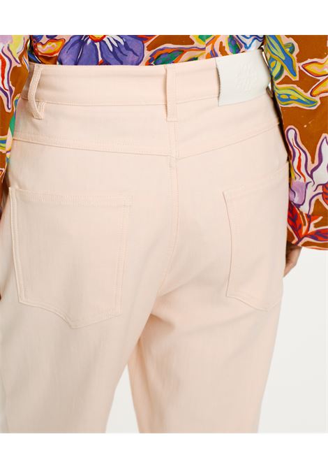 Pantaloni Fucsia Bis in Color Denim Stretch - Bocciolo MOMONI | Pantaloni | MOPA0360402