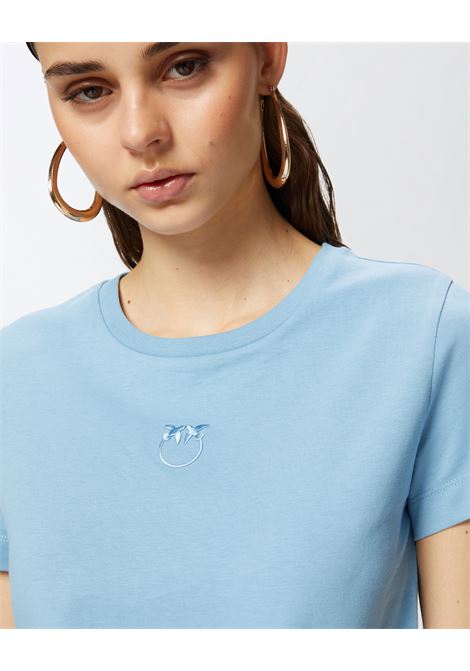 Short-sleeved T-shirt embroidered logo PINKO |  | 100355-A2HNE63