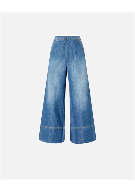 Linen-blend denim palazzo jeans PINKO |  | 104823-A2GQPJC